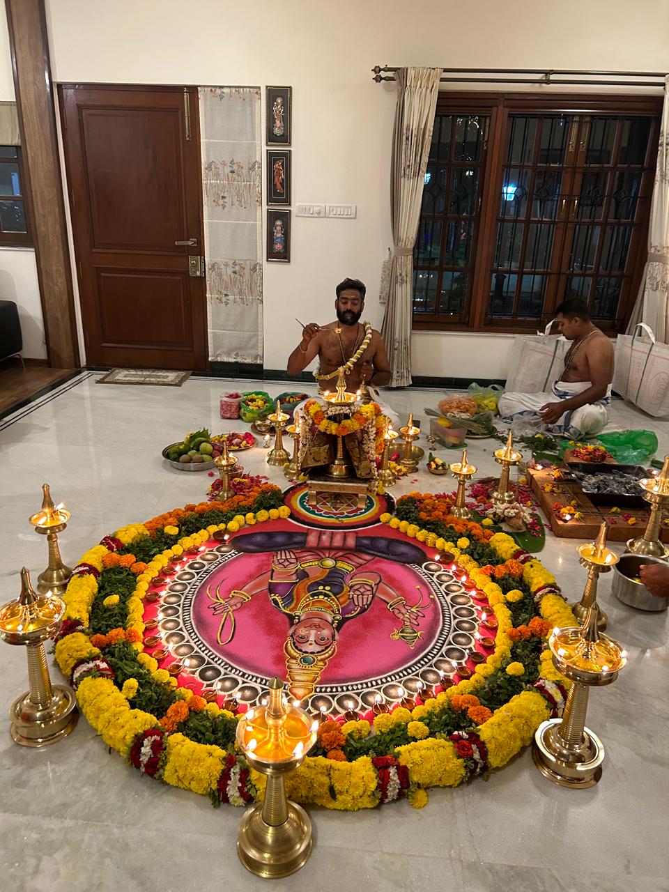 Homa and Puja ceremony 4
