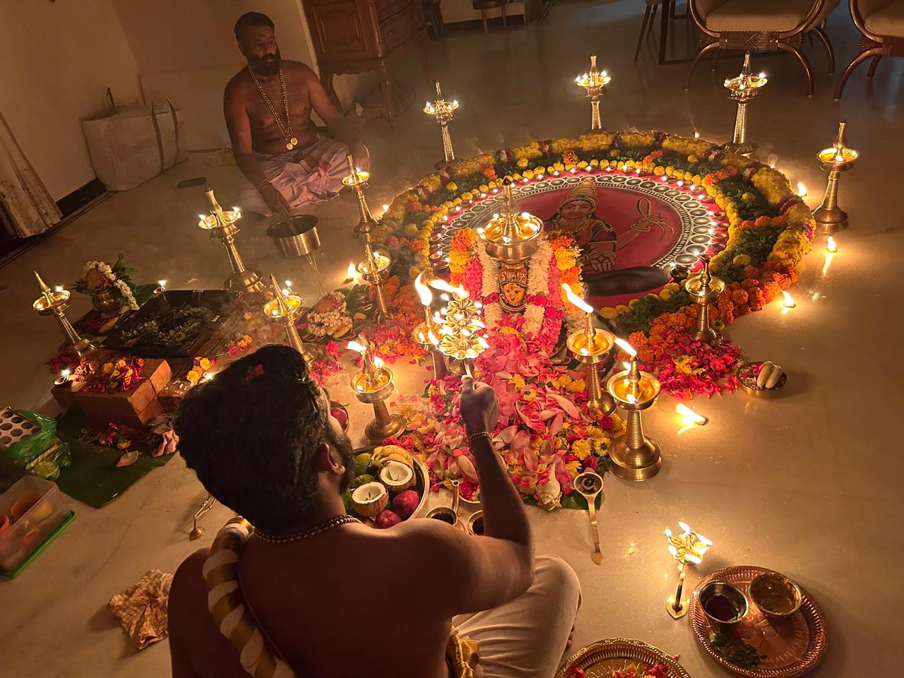 Homa and Puja ceremony 1