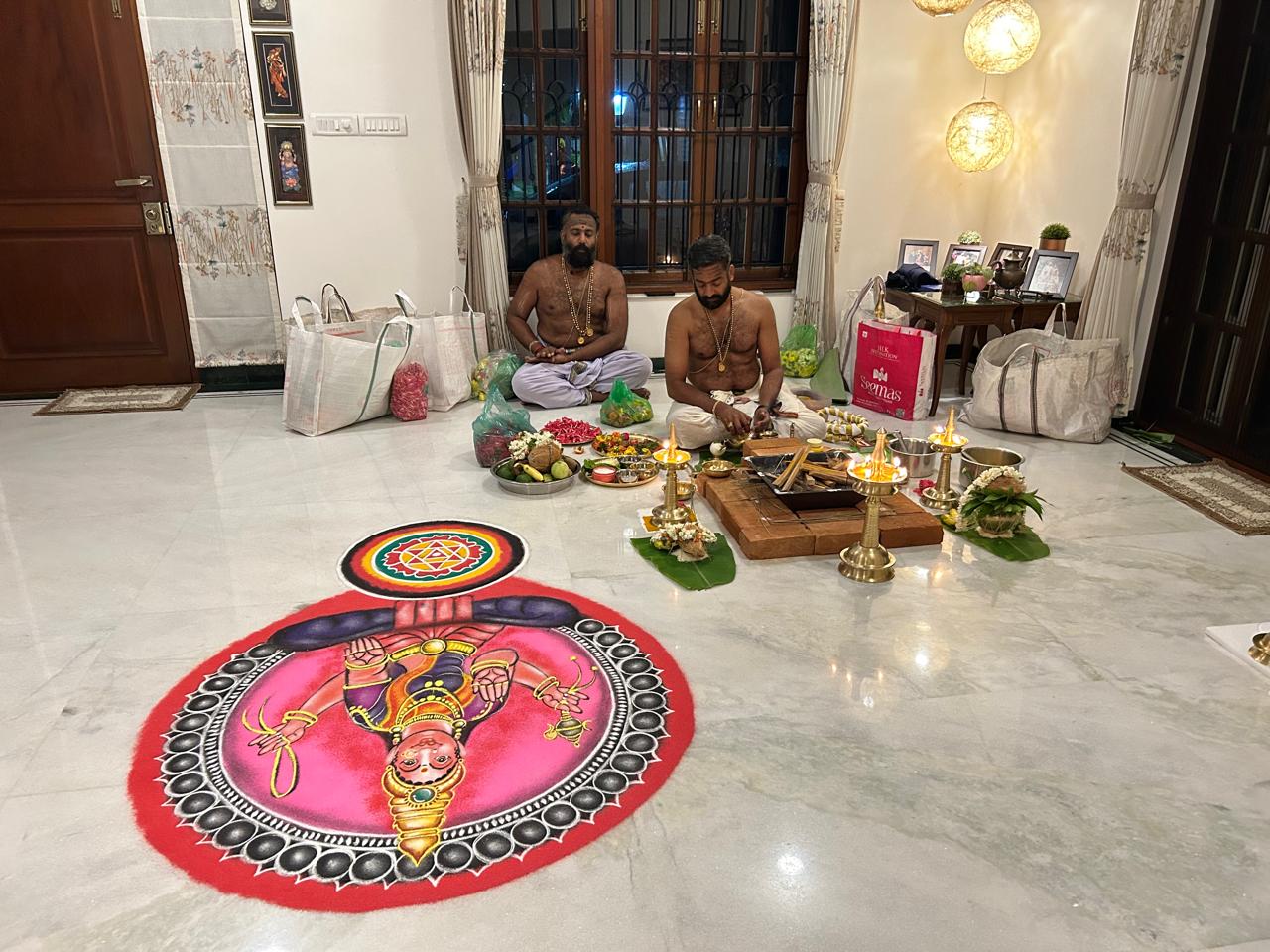 Homa and Puja ceremony 6